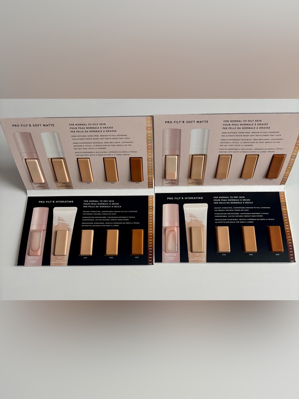 NEW Fenty Beauty Pro Filt'r 101 Soft Matte and Hydrating Foundation SamplesX2